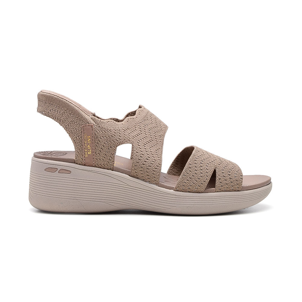 SANDALIA SKECHERS SLIP-INS PIER LITE SLIP-INS ON BY BEIGE