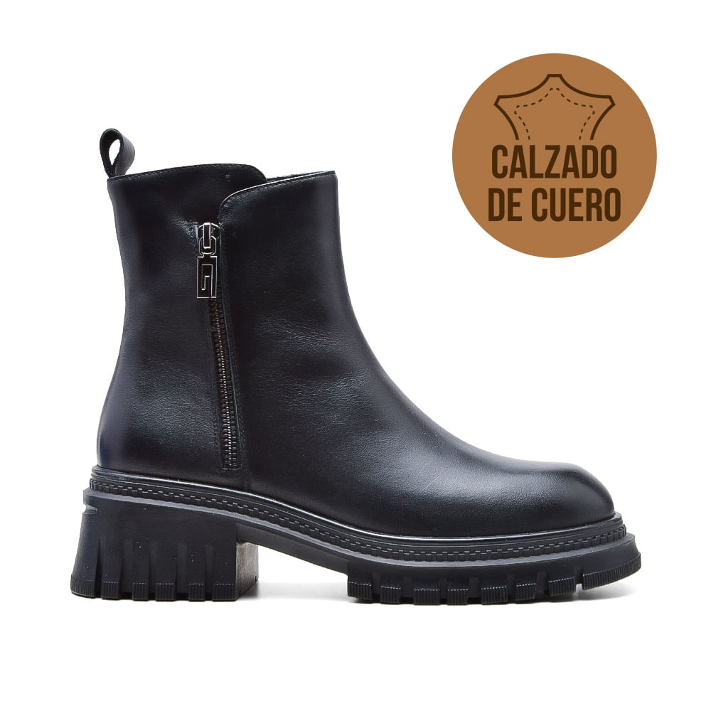 BOTA PLATAFORMA DE CUERO MARCO DONATTI RINA