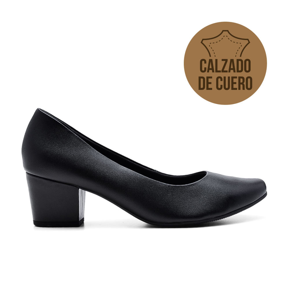 ZAPATO CASUAL TACO ALTO DE CUERO USAFLEX BRUCE