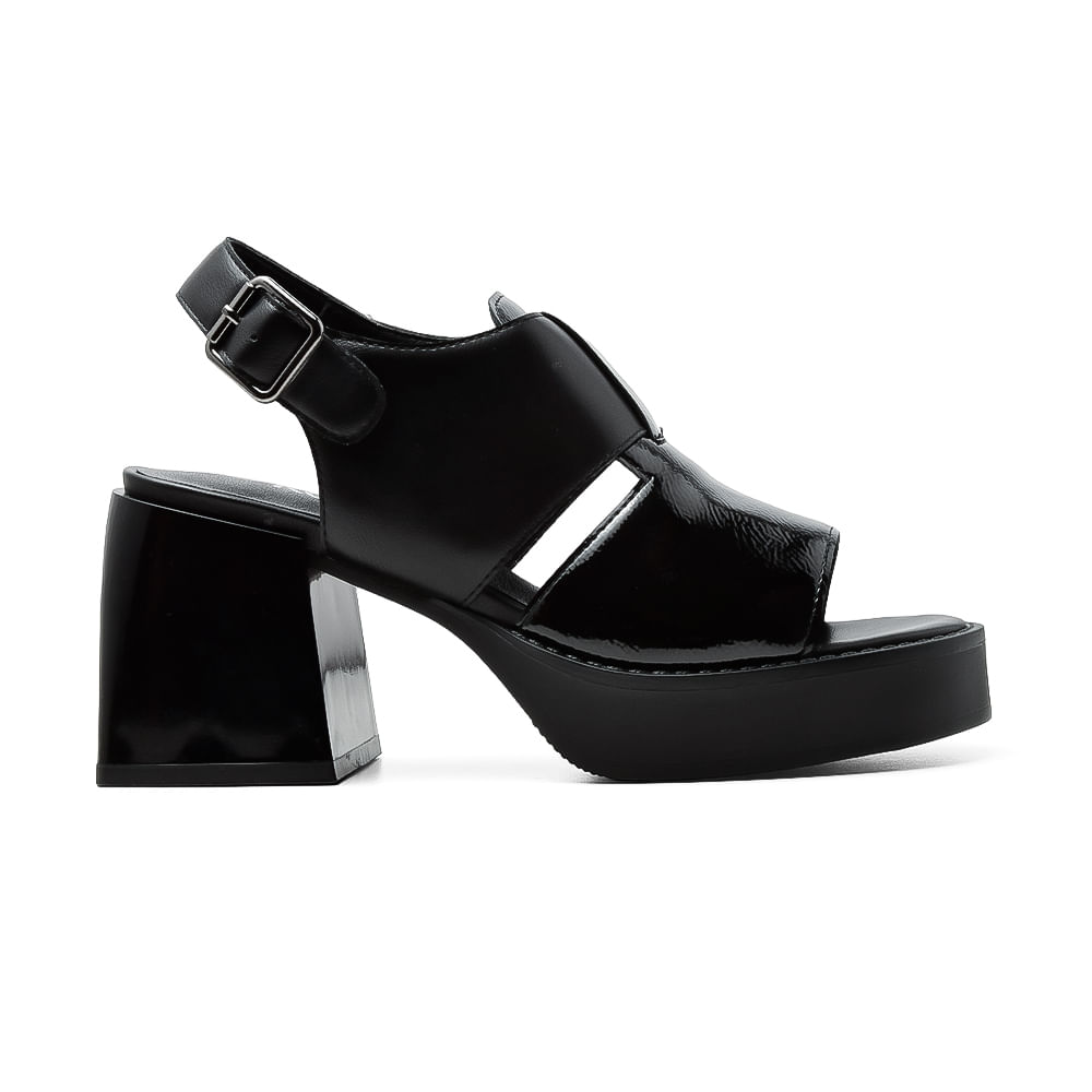 SANDALIA CASUAL KORIUM CALA ALL BLACK