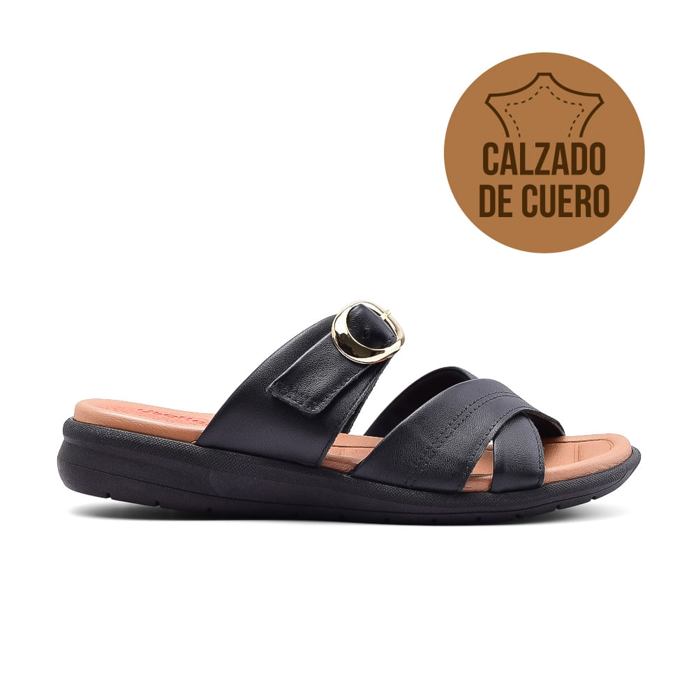 SANDALIA CASUAL DE CUERO USAFLEX FIVELA