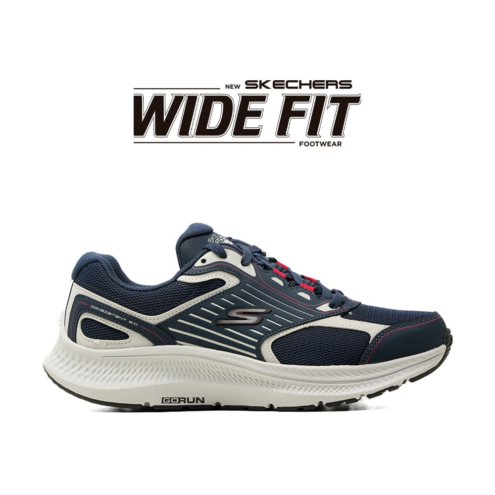 CHAMPION DEPORTIVO SKECHERS GO RUN CONSISTENT 2.0 WIDE FIT HORMA ANCHA NAVY