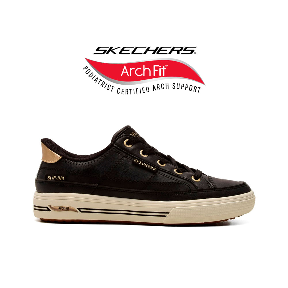 CHAMPION DEPORTIVO SKECHERS SLIP-INS ARCH FIT ARCADE CATCH YA THERE BLACK